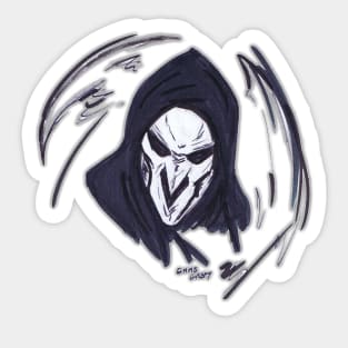 Death walks among you Sticker